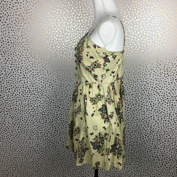 HELL BUNNY Vintage Retro Pin up Dress Floral Print - Picture 4 of 8